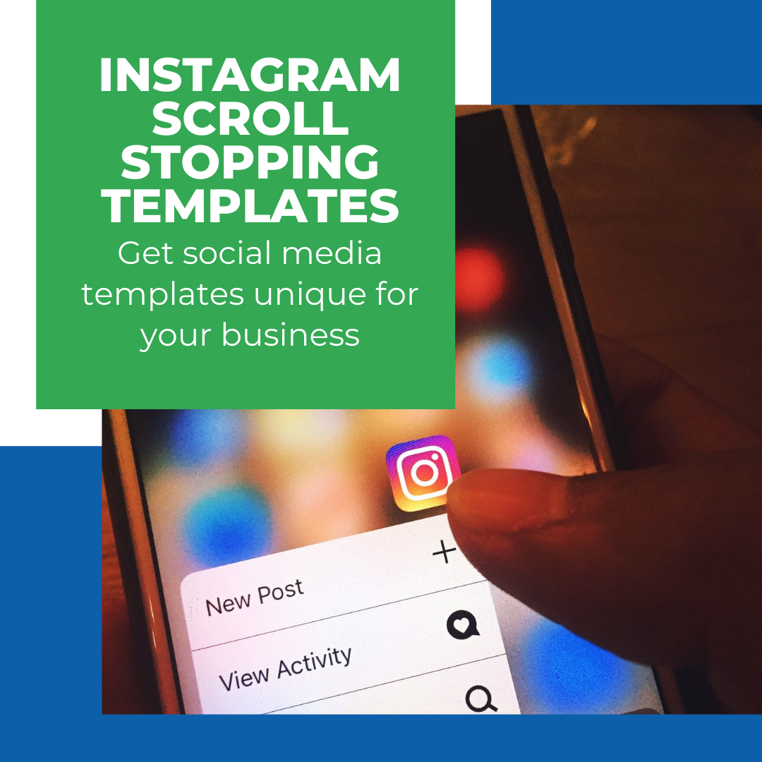 instagram scroll stopping templates for business owners